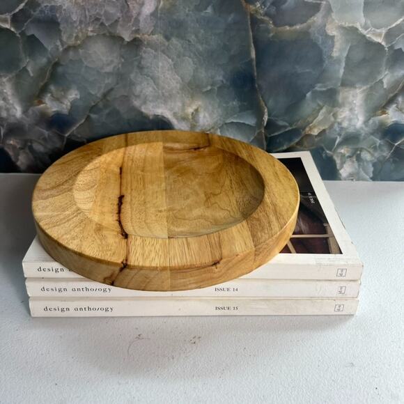 Solid Wood Charger Plate 9.5" - Picture 2 of 5